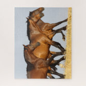 ボブラングリシュ | 3つのアンダルシアランニングマレス ジグソーパズル (縦)