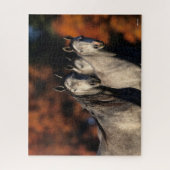 ボブラングリシュ | 3つの灰色のアラブ人が一緒に立って ジグソーパズル (縦)