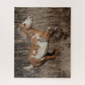 ボブラングリシュ | Bashkirカーリーランニングスタリオン ジグソーパズル (縦)