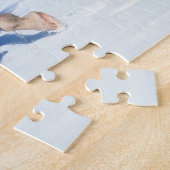 ボブラングリシュ | Bay Arab Horseランニングの雪 ジグソーパズル (側面)