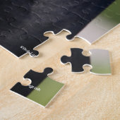 ボブラングリシュ | Black Andalucian Stallion Headshot ジグソーパズル (側面)