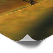 ボブラングリシュ | Black Friesian ランニング Consists In Autumn ポスター (角)