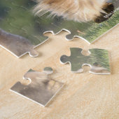 ボブラングリシュ | Shire Horsesランニングの背面 ジグソーパズル (側面)