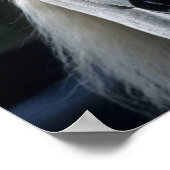 ボブラングリスグレーアラブスタリオンスタンディングヘッドショット ポスター (角)