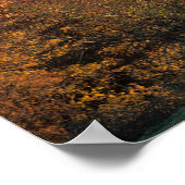 ボブラングリッシュグレーワルムブロードホーススタンディングオータム ポスター (角)