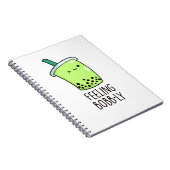 ボブリー・ファニー ボバ茶 パン ノートブック (右側)