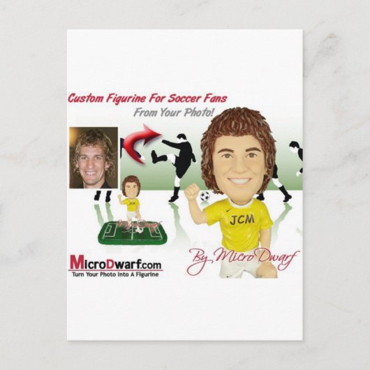 ボブルヘッドボブルヘッド ポストカード (正面)