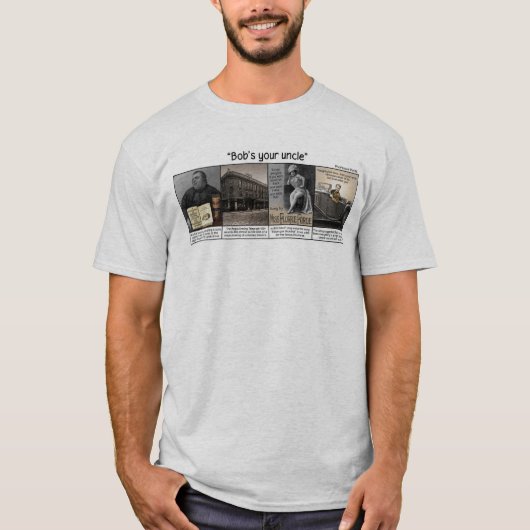 ボブ君のおじ Tシャツ (正面)