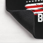 ボブ宇佐パーソナライズされた国旗ボブ マウスパッド (コーナー)