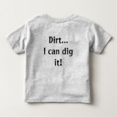 ボブ建築者、スコップ トドラーTシャツ (裏面)