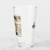 ボブ杯を愛する女パーソナライズされたの子 タンブラーグラス (左)