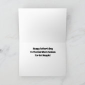 ボブ猫ナッピンお父さんのデイカード カード (内部)