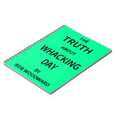 ボブ・ウッドワード著打ち負かす日についての真実 ノートブック (左側)