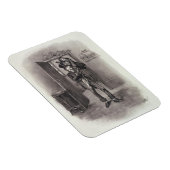 ボブ・クラチットとティニー・ティム、チャールズ・ディケンズの マグネット (右側)