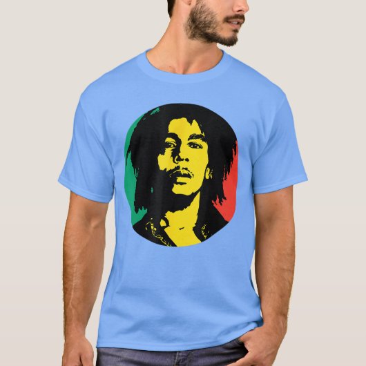 ボブ・マーリー・ラスタサークルのギフト 少年 Tシャツ (正面)