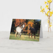 ボブ・ラングリシュ2人のアラブ人が野原で共に立つ カード (黄色い花)