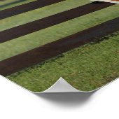 ボブ・ラングリッシュ・アラブ・マーレとフォーアルが一緒に立つ ポスター (角)