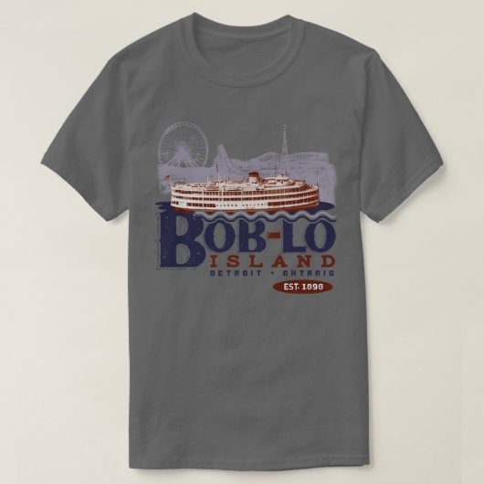 ボブ・ロー島 Tシャツ (デザイン正面)