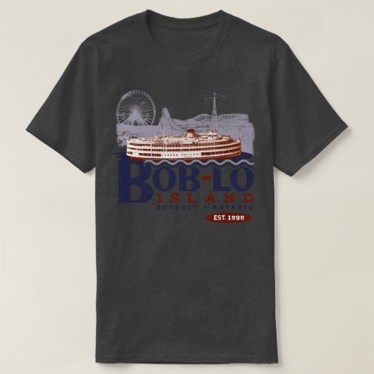 ボブ・ロー島 Tシャツ (デザイン正面)