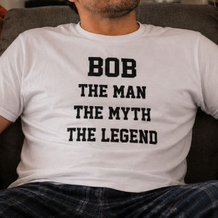 ボブ 伝説の男 ジョーク 名前 ギフト Tシャツ