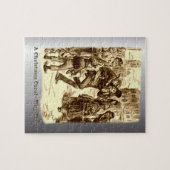 ボブCratchitおよびティムの小さいクリスマスキャロル ジグソーパズル (横)