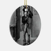 ボブCratchitおよび小さいティム セラミックオーナメント (右)