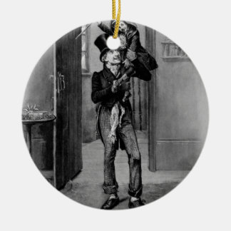 ボブCratchitおよび小さいティム セラミックオーナメント