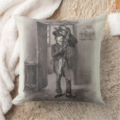 ボブCratchitおよび「チャールズ・ディケンズからの小さいティム、: クッション (ブランケット)