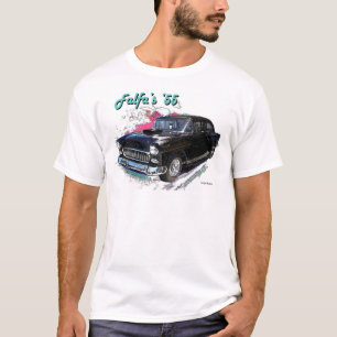ボブFalfaの「アメリカの落書きからの55 Bel Air Tシャツ
