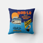 ボブLoの特別な月光の巡航のレトロのデザイン クッション (裏面)