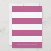 ボヘお洒落ミアンフローラリースブライダルシャワー 招待状 (裏面)