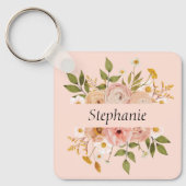 ボヘかわいらしミアンフローラ名マザーズ キーホルダー (正面)