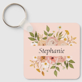 ボヘかわいらしミアンフローラ名マザーズ キーホルダー