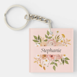 ボヘかわいらしミアンフローラ名マザーズ・デイキーチェーン キーホルダー