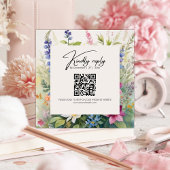 ボヘはっきりしたミアンユニークワイルドフラワー エンクロージャーカード