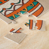 ボヘよくはしゃぐミアン型手描き太陽、月面 ジグソーパズル (側面)