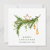 ボヘエレガントミアンのクリスマス組成 シーズンカード (正面)