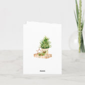 ボヘエレガントミアンクリスマス組成企業の物 シーズンカード (裏面)