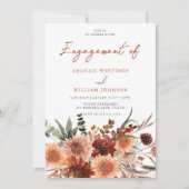 ボヘエレガントミアンサマー&オータム婚約パーティ 招待状 (正面)