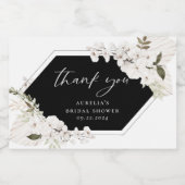 ボヘエレガントミアンフローラありがとう スパークリングワインラベル (シングルラベル)