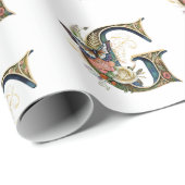 ボヘエレガントミアンフローラ文字G ラッピングペーパー (ロールコーナー)