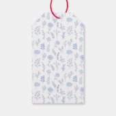 ボヘエレガントミアンフローラ結婚リースの感謝していあなた ギフトタグ (裏面)