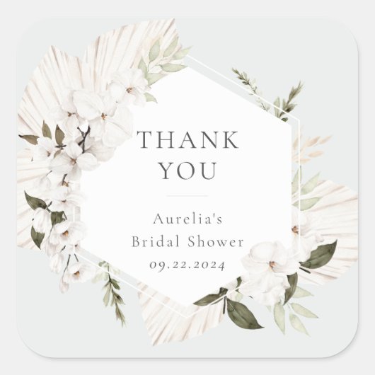 ボヘエレガントミアンフローラ スクエアシール (正面)