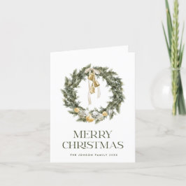 ボヘエレガントミアンリース挨拶 シーズンカード