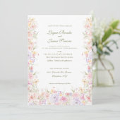 ボヘエレガントミアン庭園の結婚式招待状 招待状 (スタンド正面)