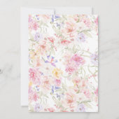 ボヘエレガントミアン庭園の結婚式招待状 招待状 (裏面)