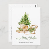 ボヘエレガントミアン・クリスマス作曲会社 ポストカード (正面/裏面)