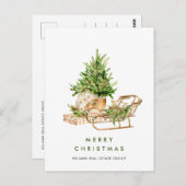 ボヘエレガントミアン・クリスマス作曲会社 ポストカード (正面/裏面)