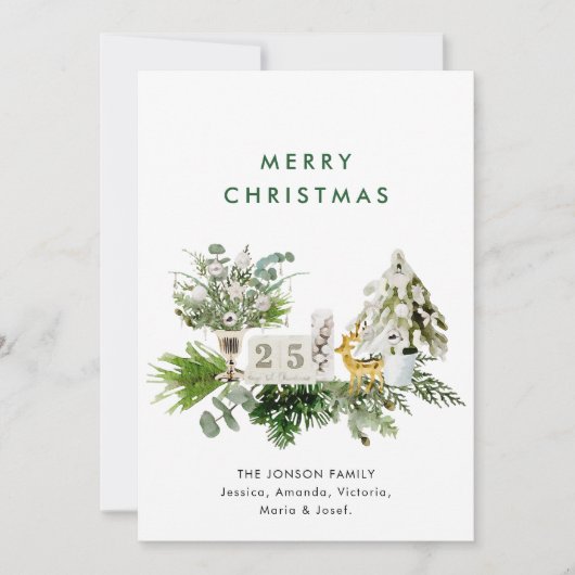 ボヘエレガントミアン・クリスマス作曲挨拶 シーズンカード (正面)