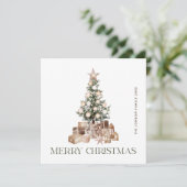 ボヘエレガントミアン・クリスマス・パイン・グリーティング シーズンカード (スタンド正面)